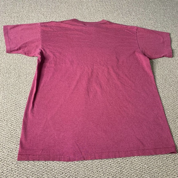 MCM Grand Las Vegas Mens T Shirt Size Large Purple Striped Short Sleeve Pullover - Picture 5 of 11